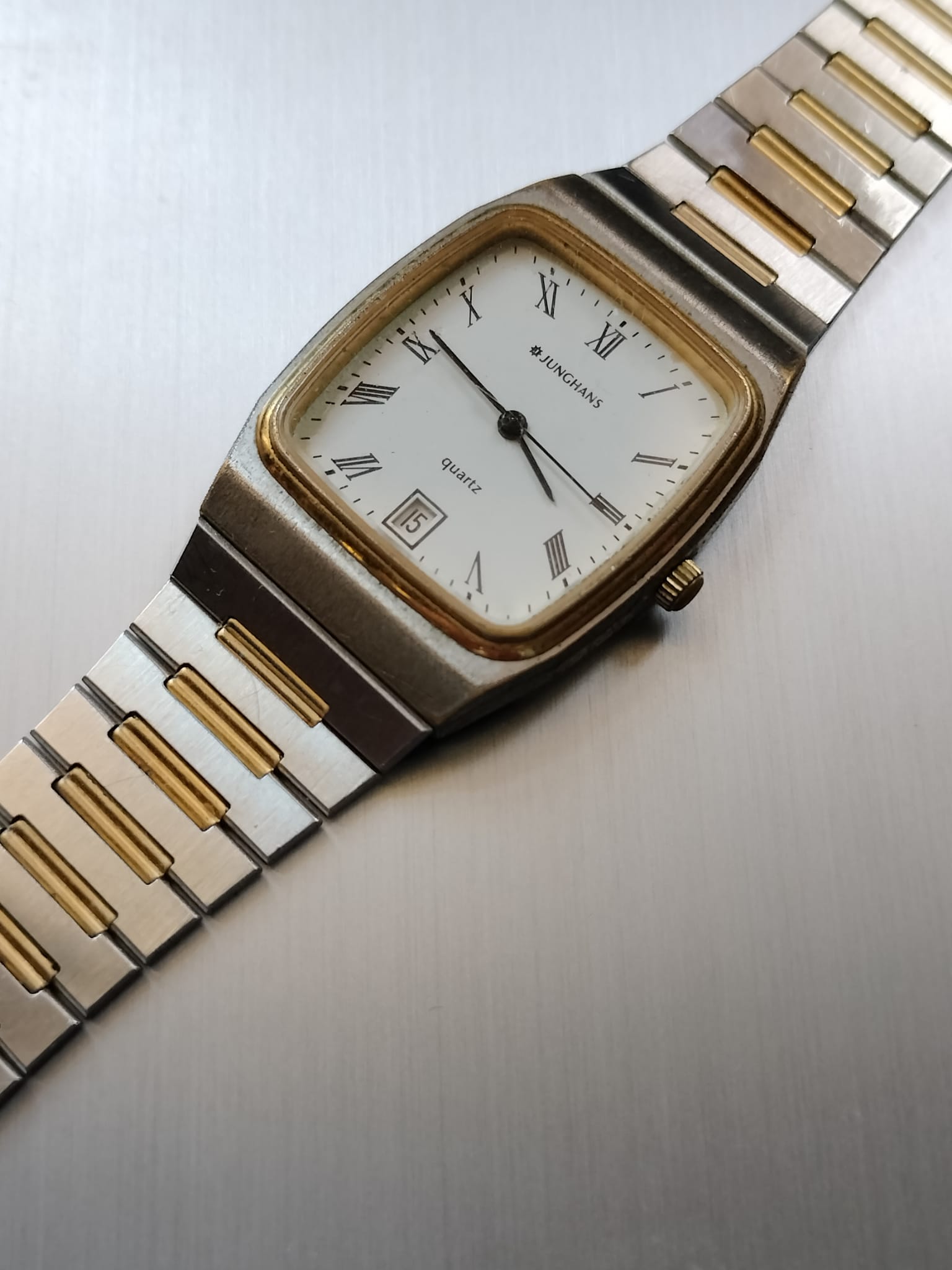 Junghans Vintage Two-Tone Quartz Dress Watch