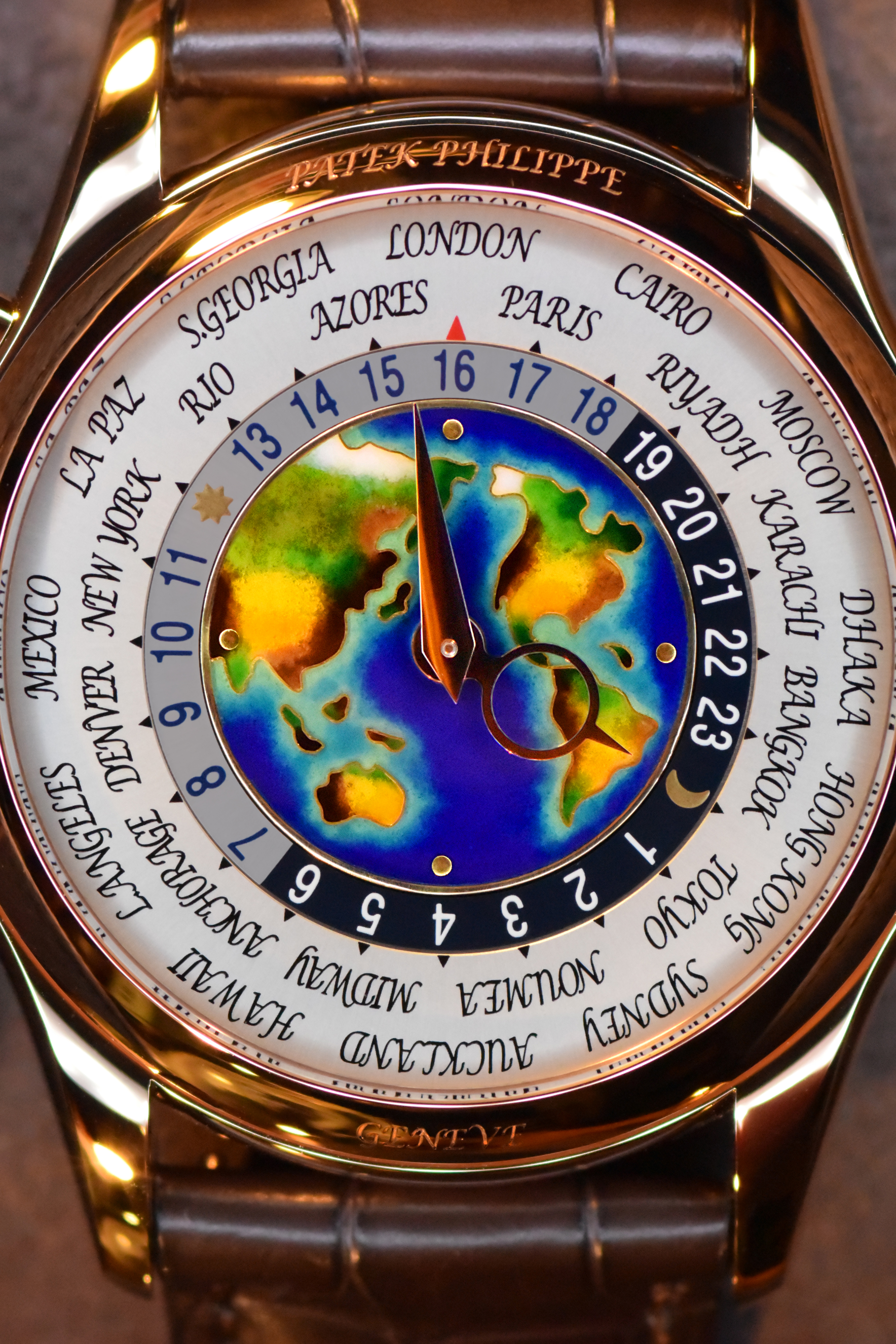 Patek Philippe Complications World Time Cloisonné Enamel 5131J-001