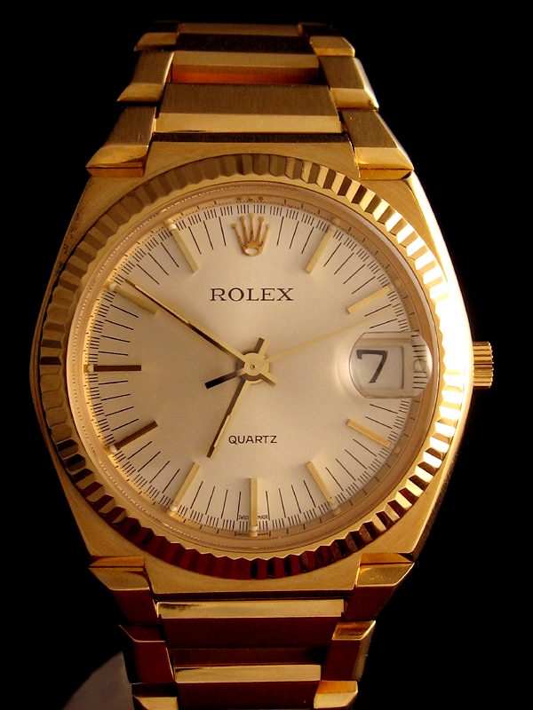 Rolex Oysterquartz Datejust 18k Gold (Ref. 19018)