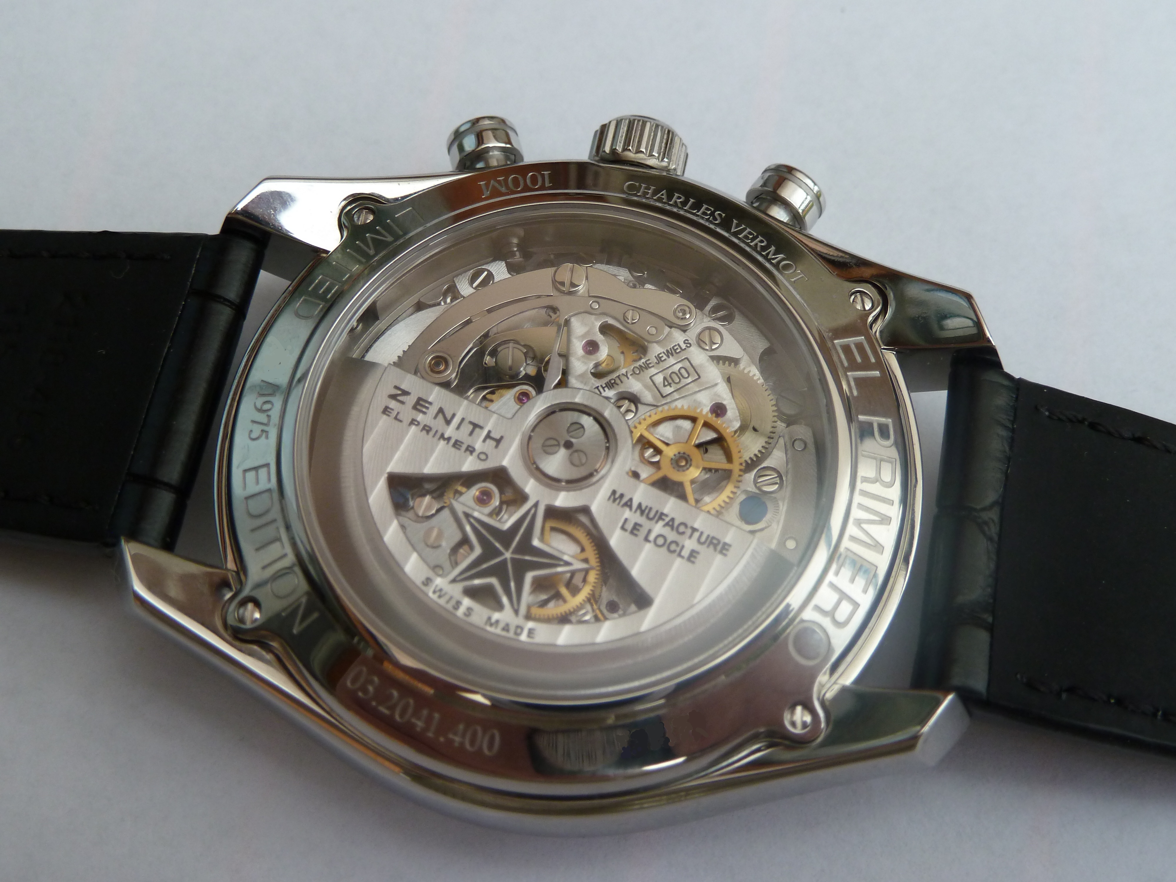 Zenith El Primero 36,000 VpH Charles Vermot Limited Edition (Ref. 03.2041.400/51.C496)